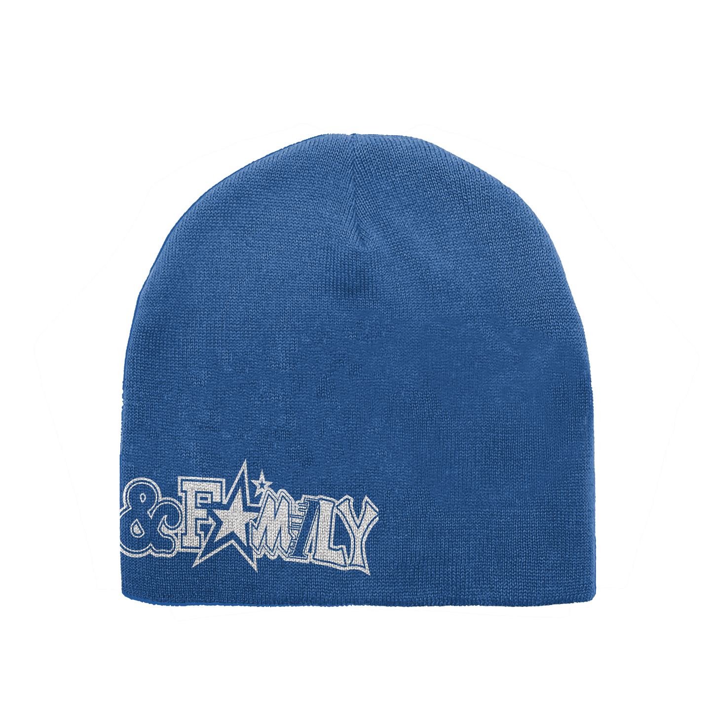 NBA LOGO BLUE BEANIE